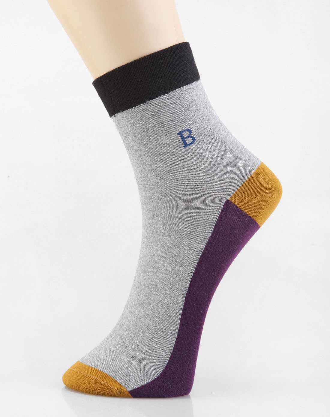 宝娜斯bonas&宝娜玛妮娅bonamania袜子专场-宝娜斯 5双装精梳棉休闲男