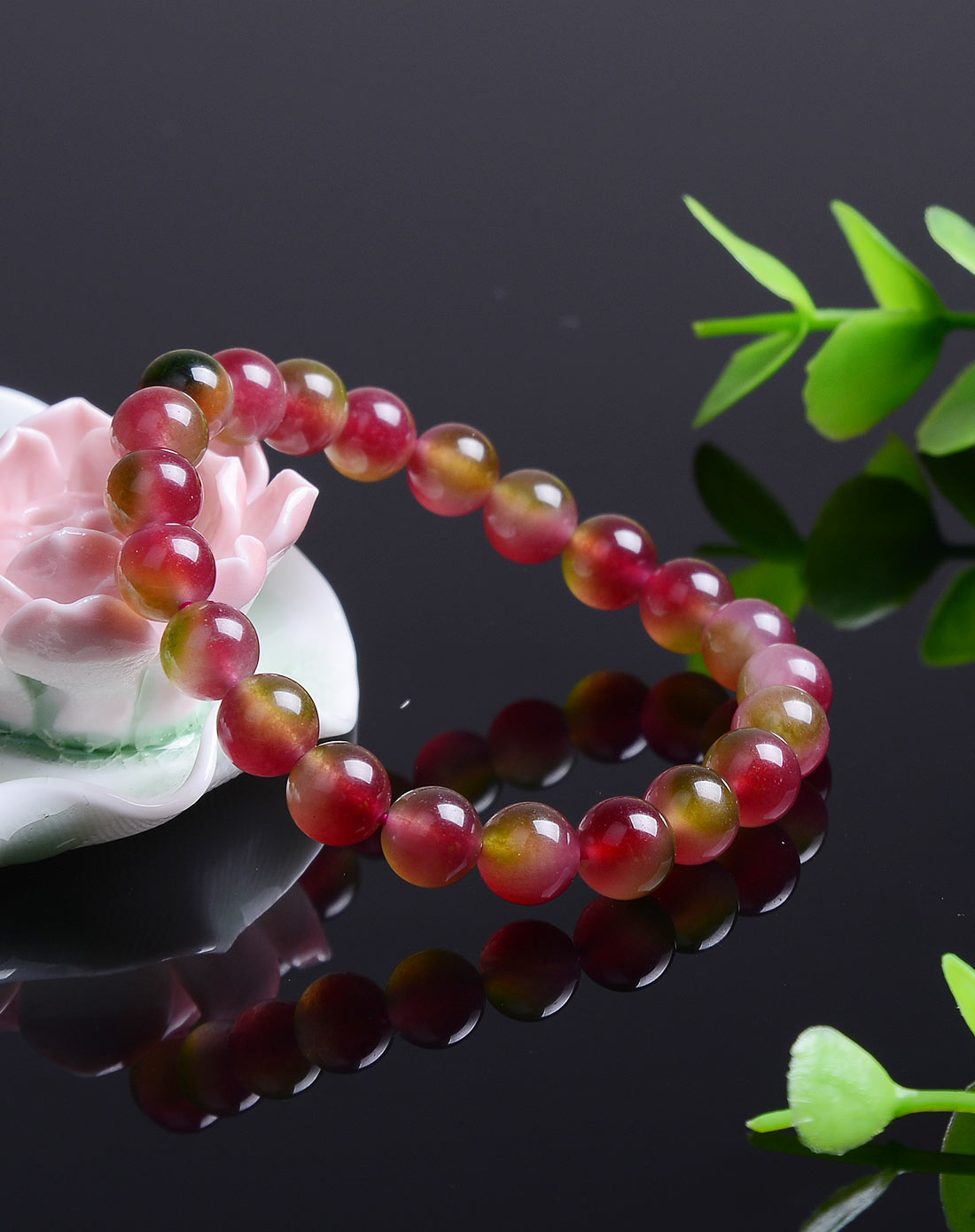 冰种西瓜石手串(附证书)