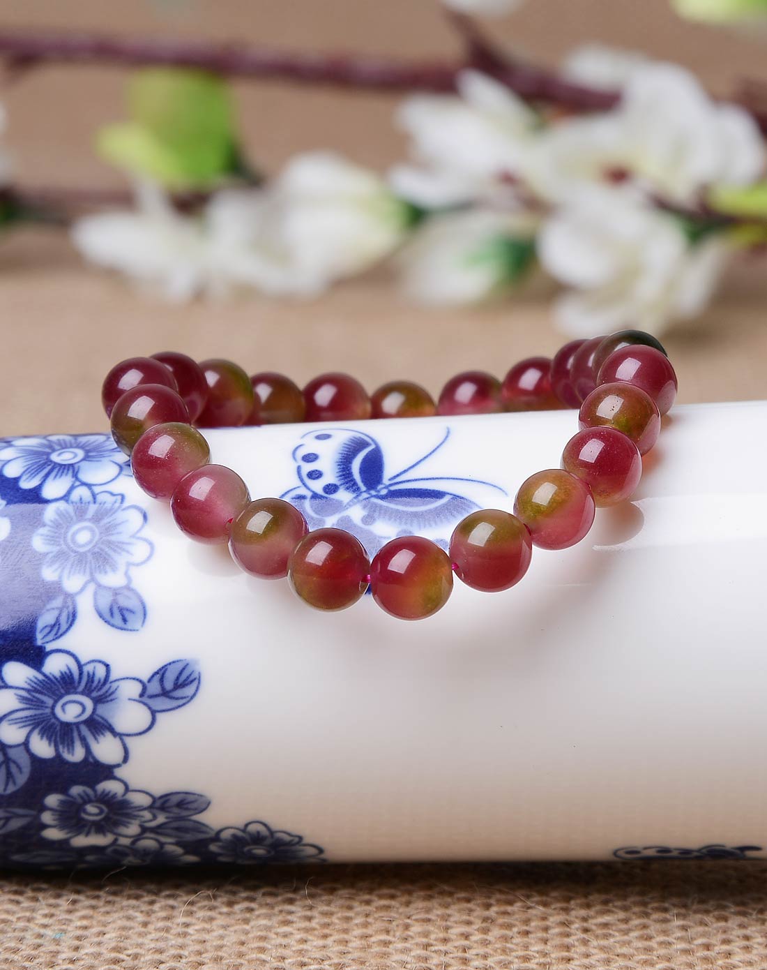 冰种西瓜石手串(附证书)