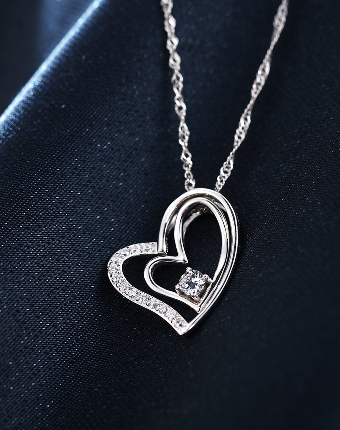 s925纯银项链 醉爱