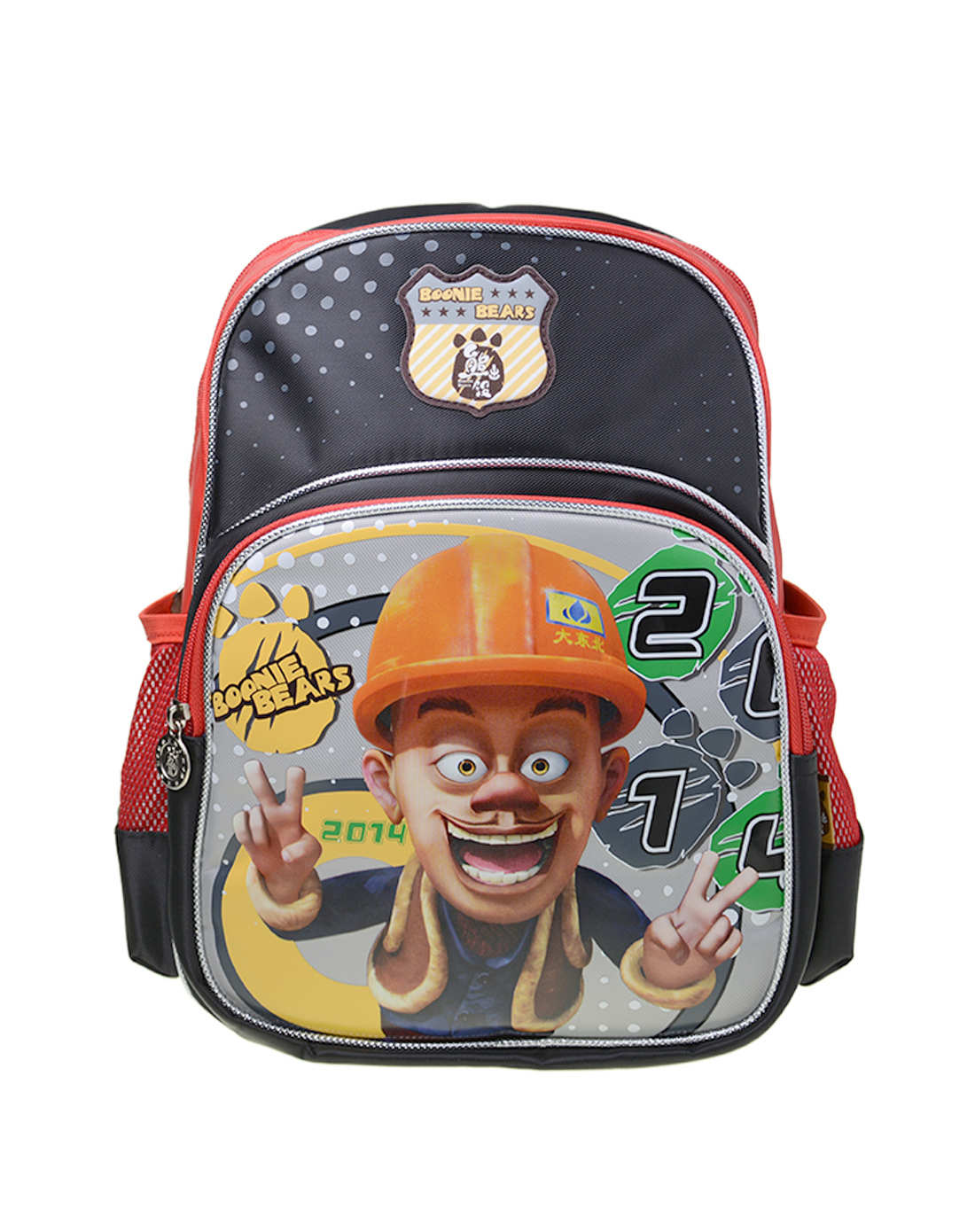 熊出没 黑色儿童书包