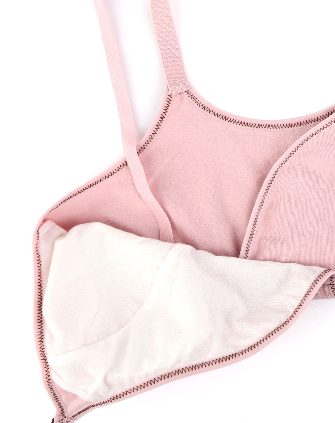 馨颂 妈妈粉色前开扣可调肩带哺乳文胸