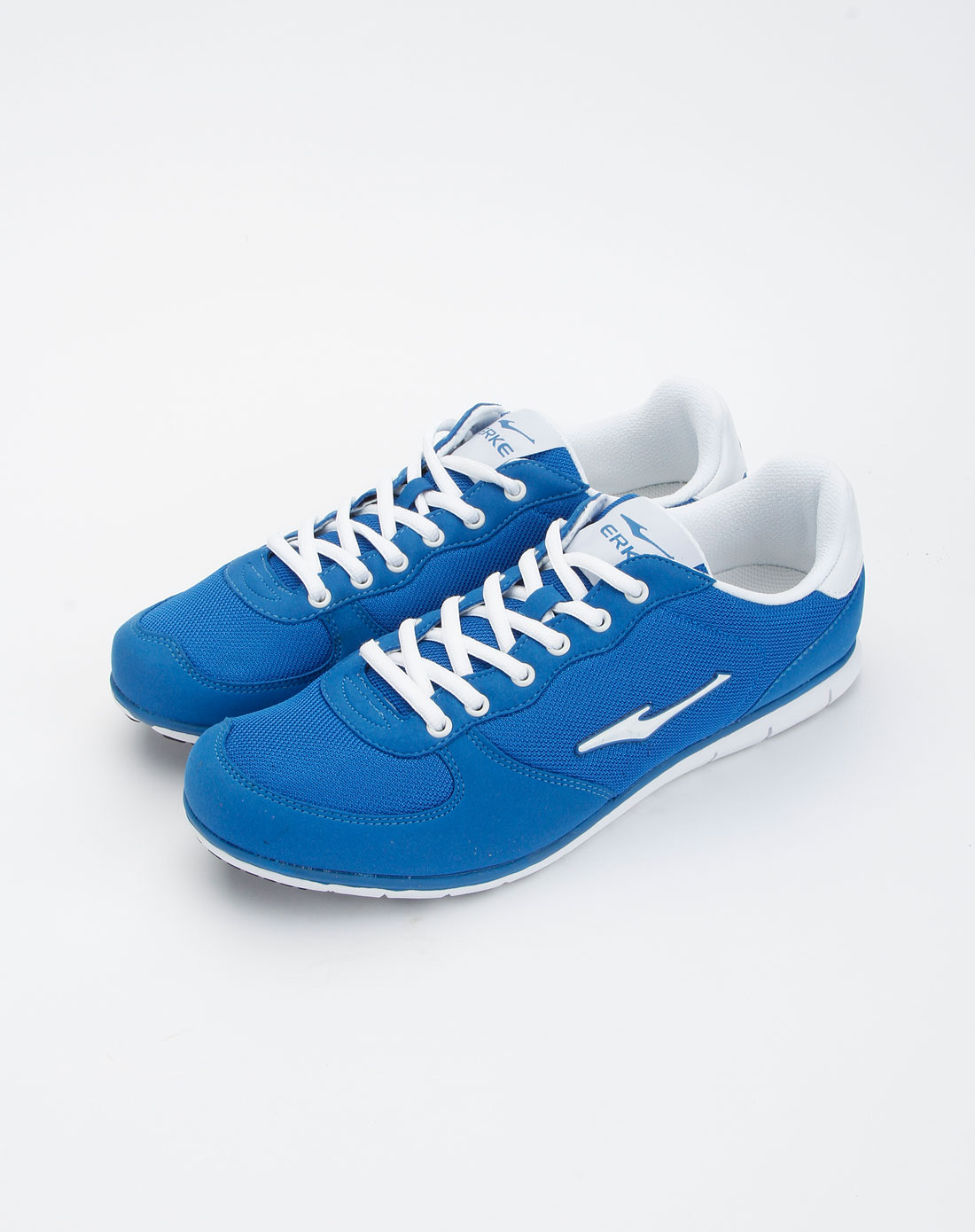 男款蓝色生活休闲系列绑带时尚休闲鞋