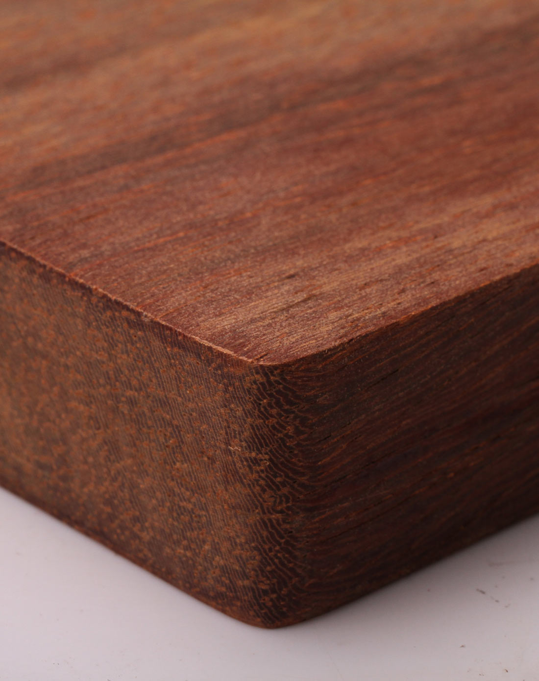 进口红铁木方形整木小砧板(28*38)