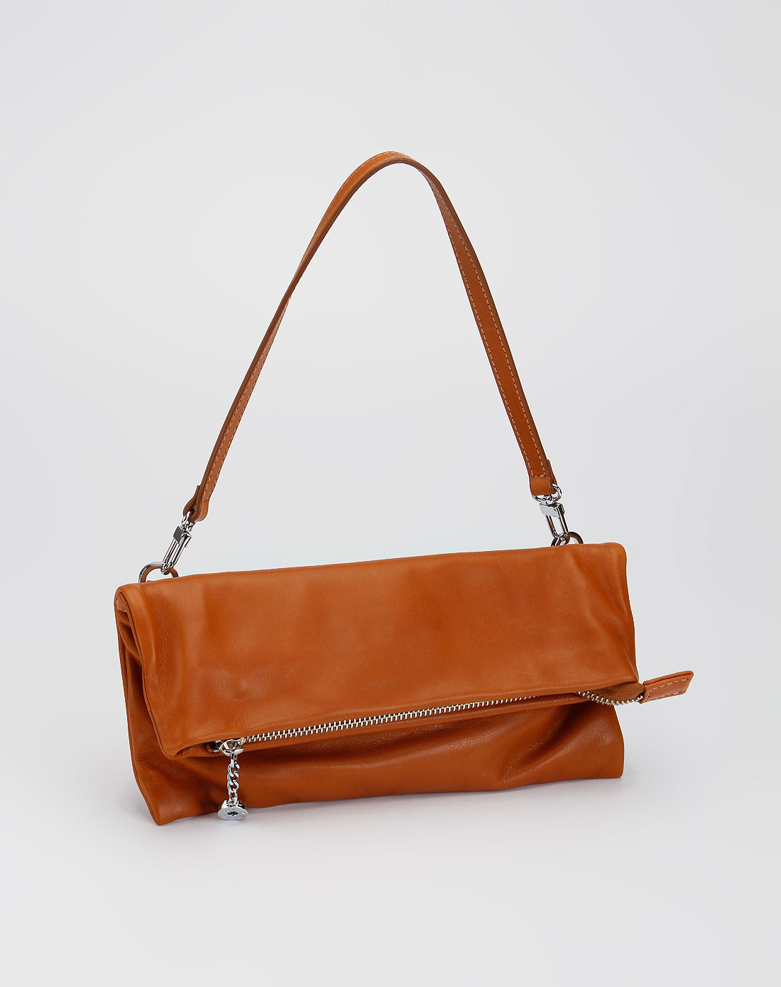 女款干邑色时尚休闲手提包