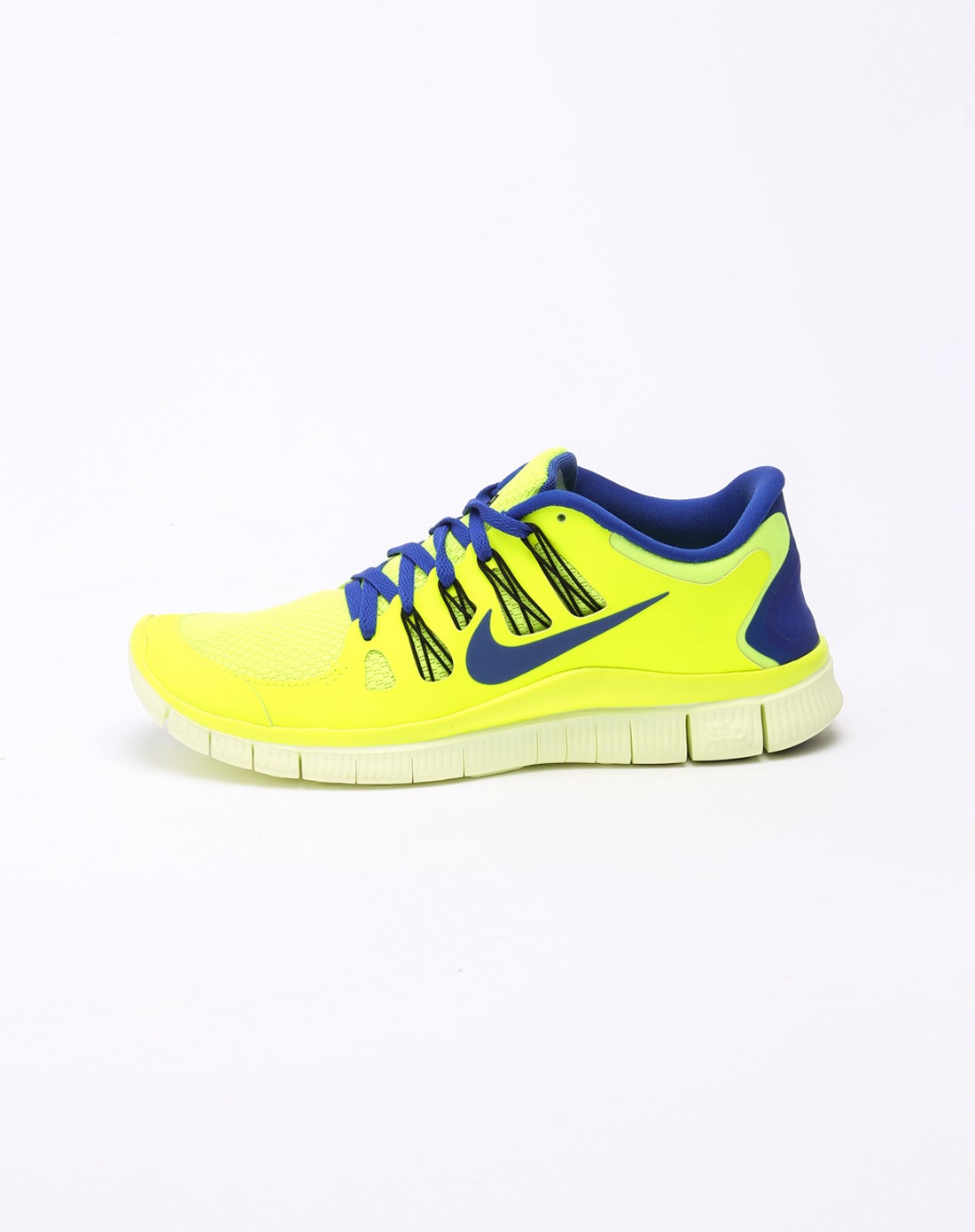 耐克nike男士专场-男款黄绿色free 跑步鞋