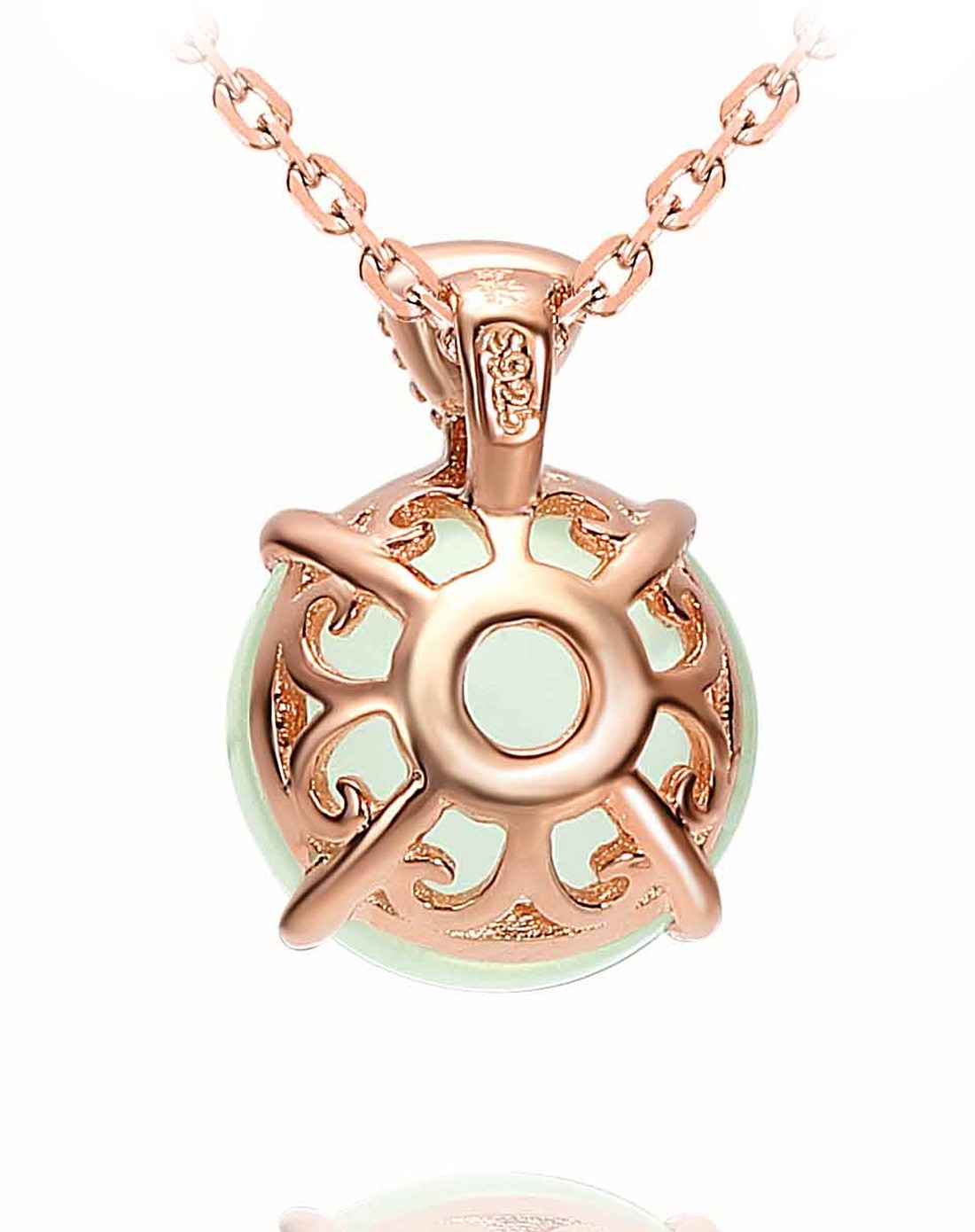 泰金嘉taijinjia珠宝饰品专场-3.525克拉天然葡萄石吊坠送项链