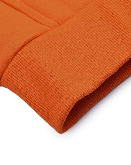 派克兰帝男童金橙色明星款连帽套头衫