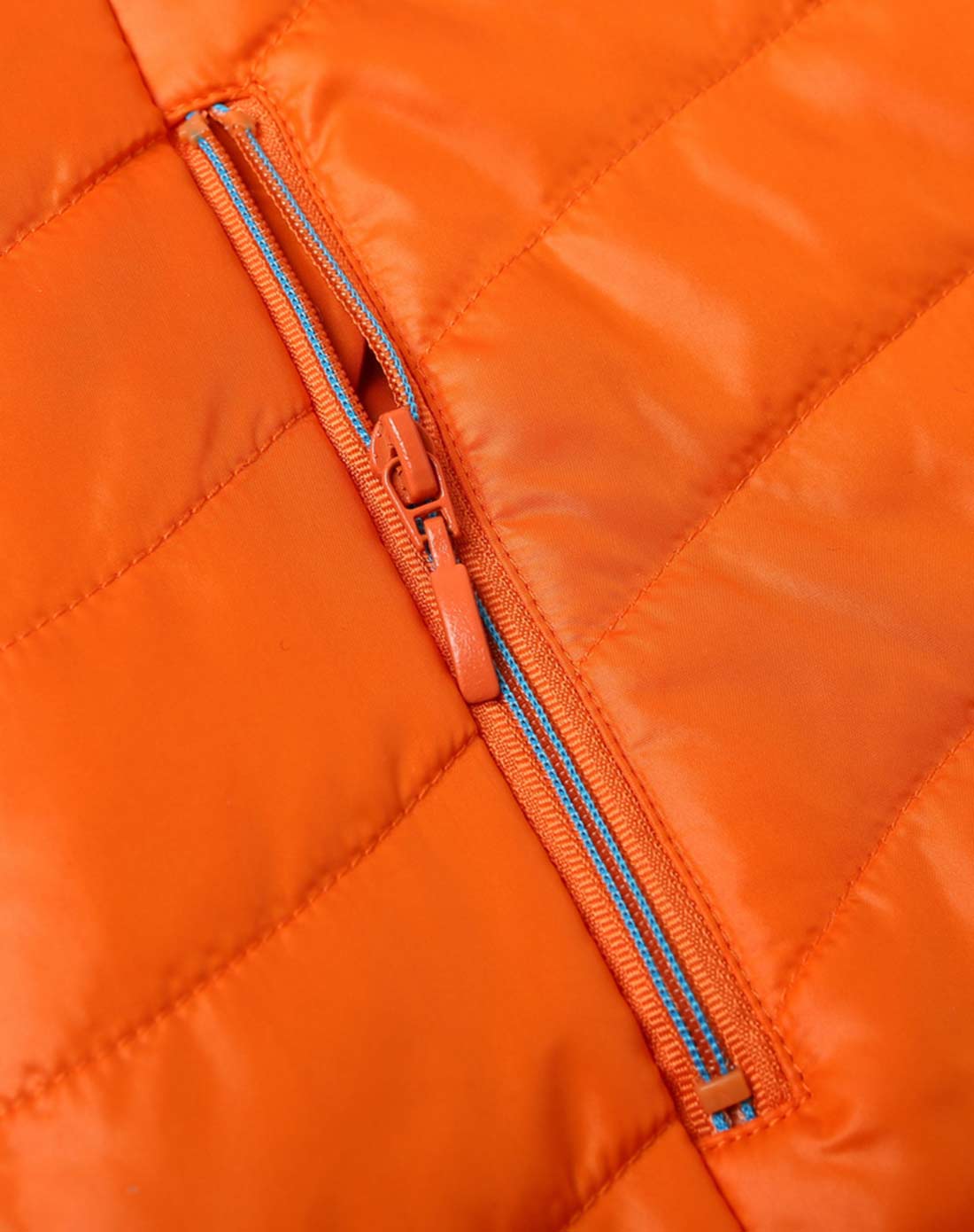 男女童金橙色时尚超轻棉服