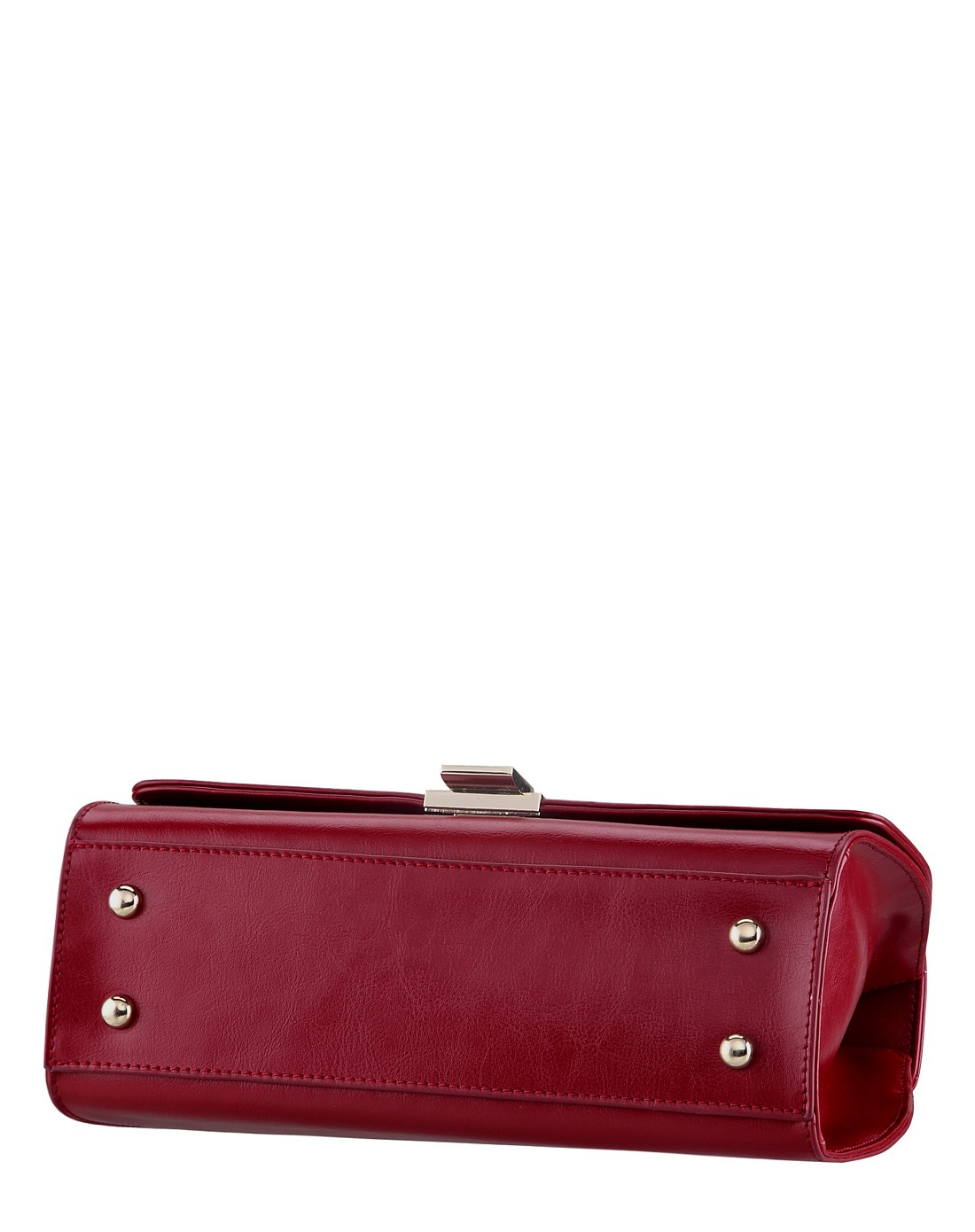 浅枣红摩登立体编织纹牛皮手提/斜挎包