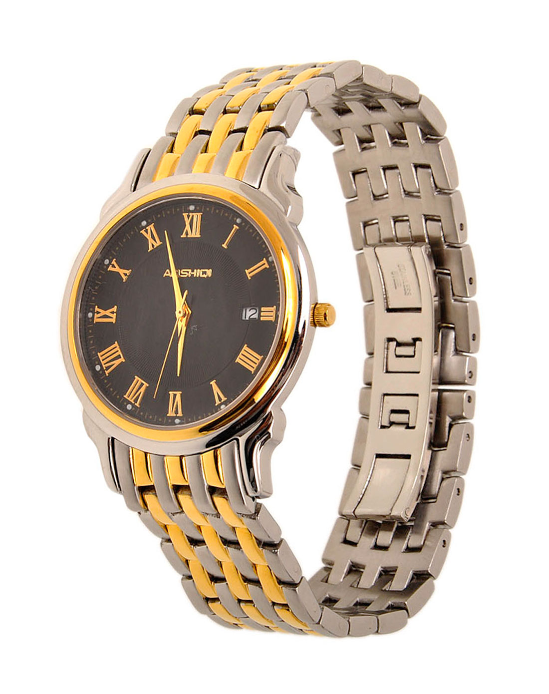 奥时奇aoshiqi手表专场 男款介金色石英表