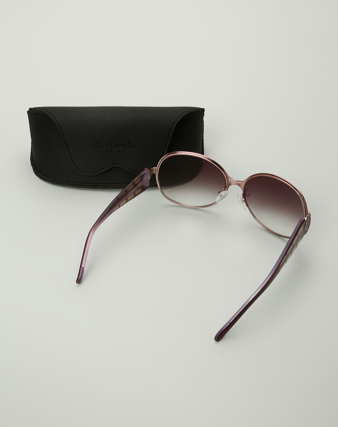 女款低调优雅极致魅力蔡司镜片渐变色太阳眼镜粉红/茶色