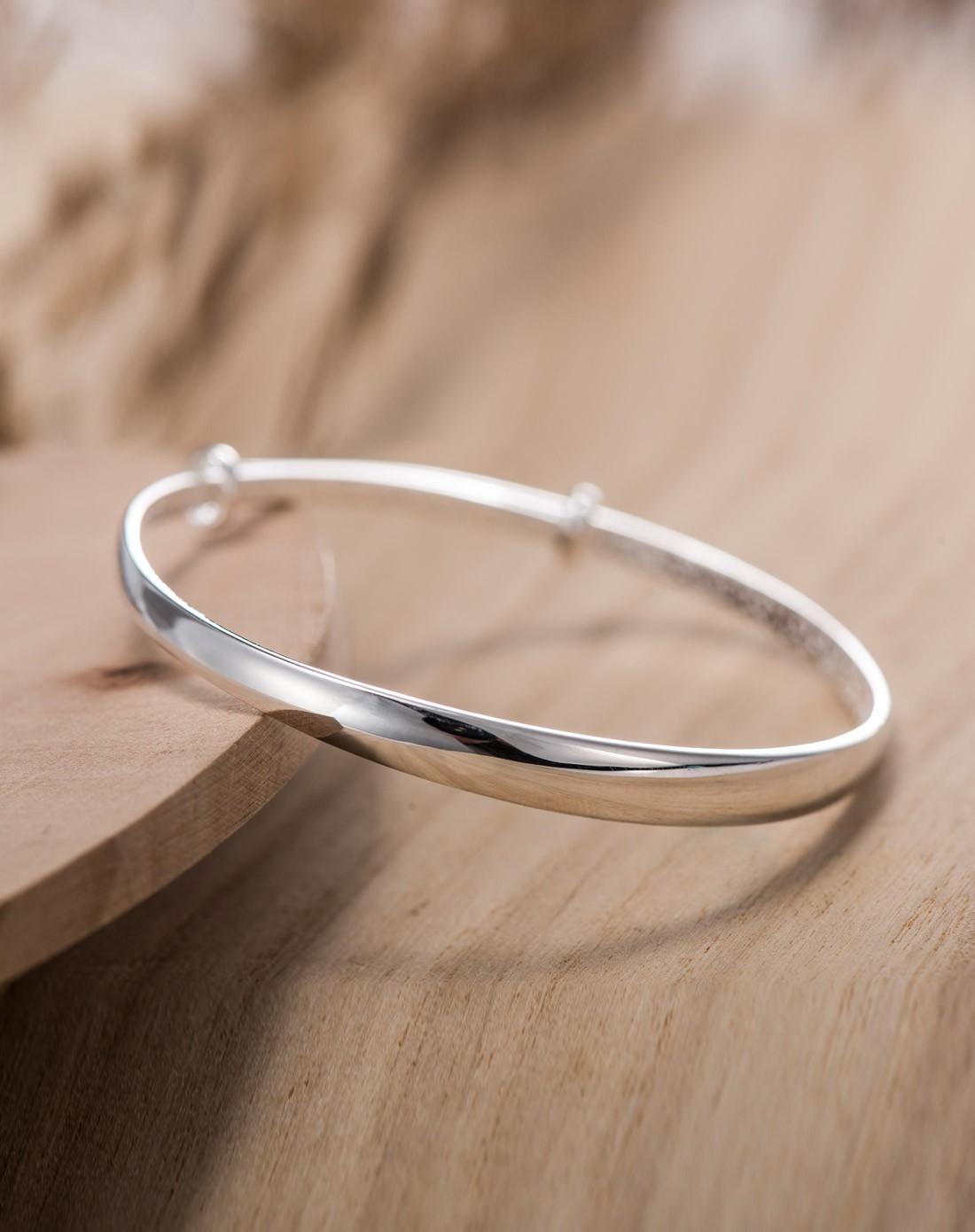 圣诞特惠简约光板手镯百搭神器