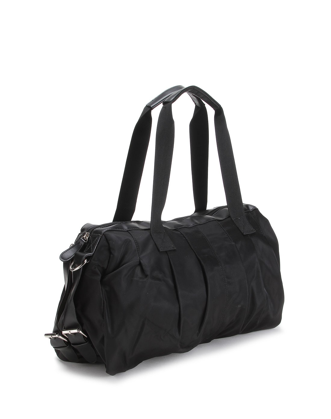 黑色潮流尼龙两用包