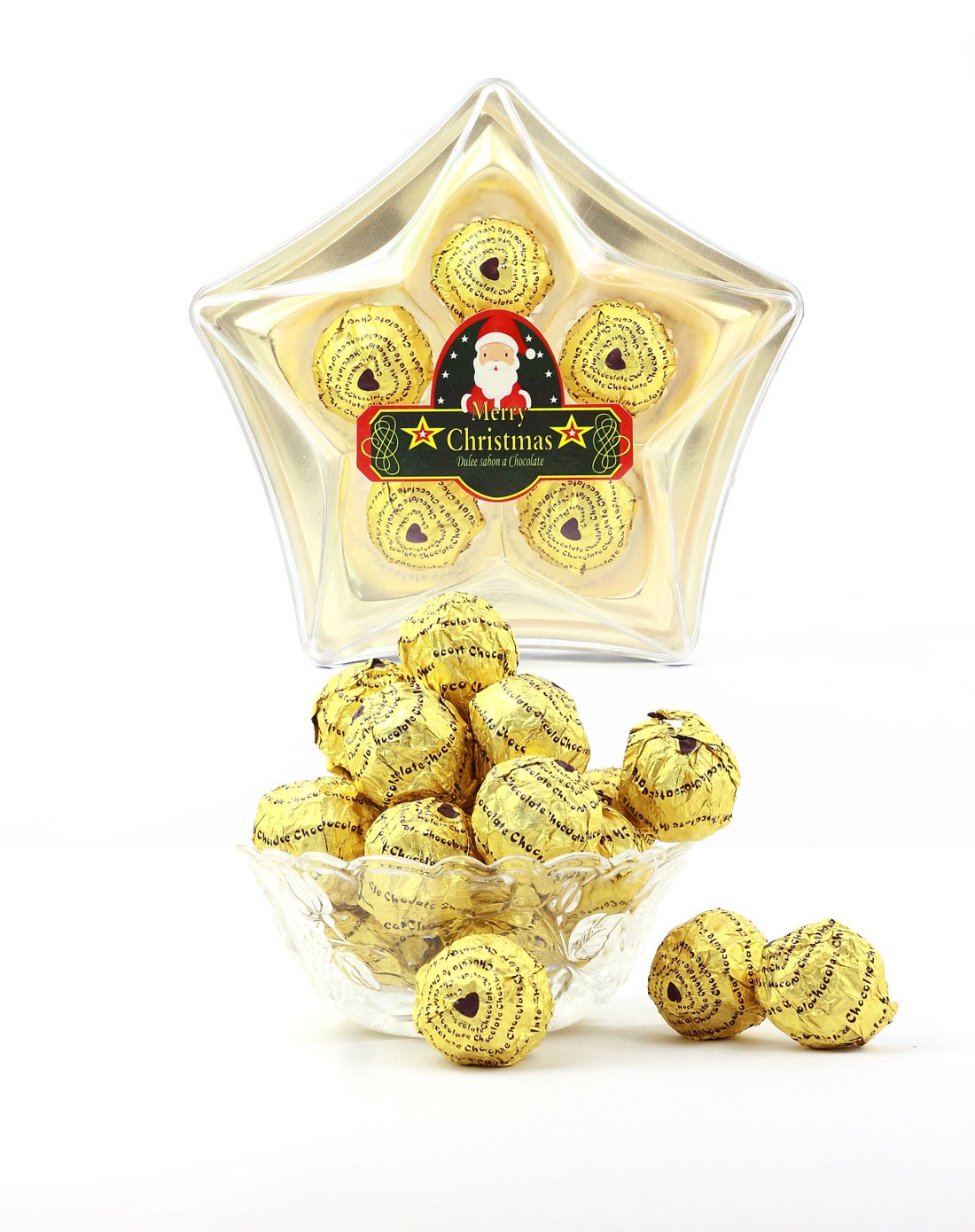 珍美5粒星形珍莎礼盒62.5g(原粒榛子威化巧克力)