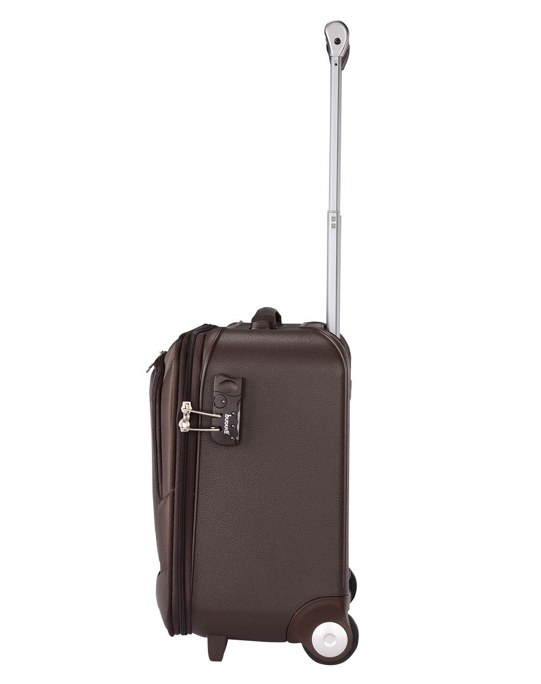 进口pp牛津布咖啡色经典款登机箱18寸