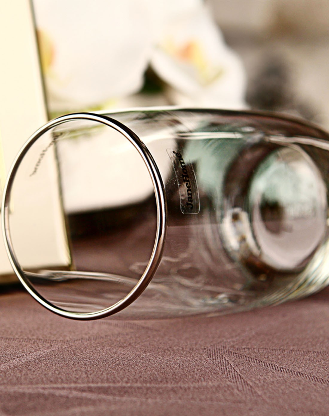 > 海波水杯6只装/370ml/银边