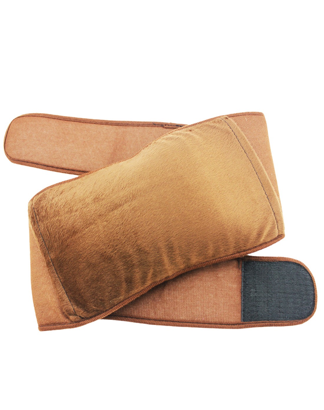 二合一暖腰带(含电热水袋)咖啡色