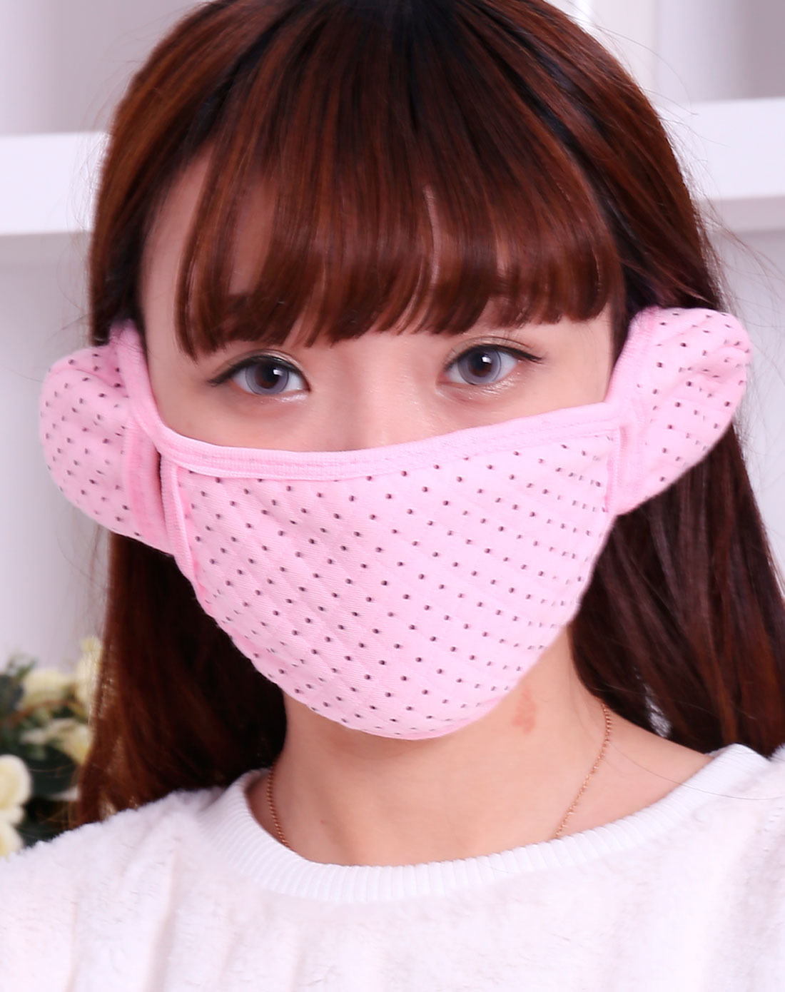 挂耳式保暖护耳全包口罩