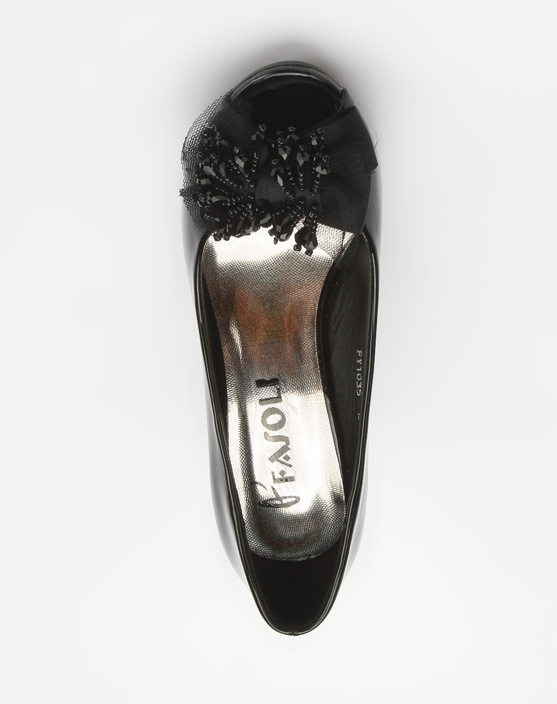 黑色时尚高跟鱼嘴鞋