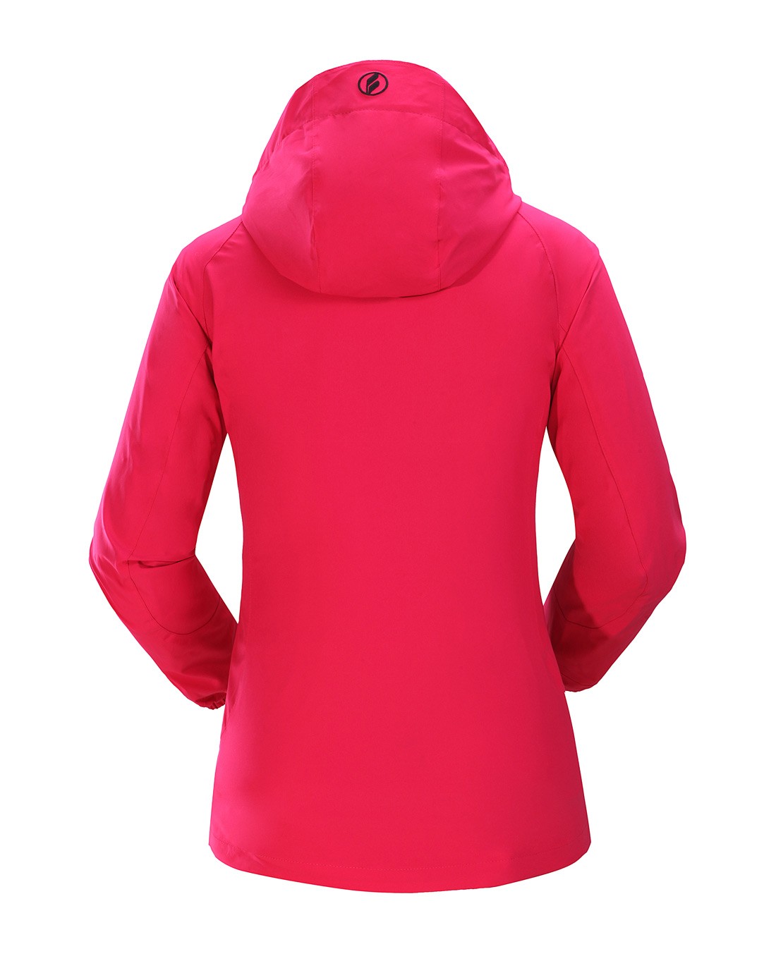 女款玫红色三合一冲锋衣_ventair防水面料