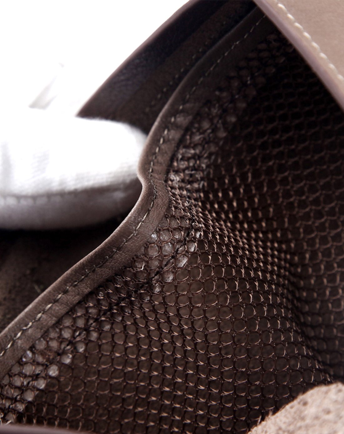 男款啡色优质牛皮插扣横款钱包