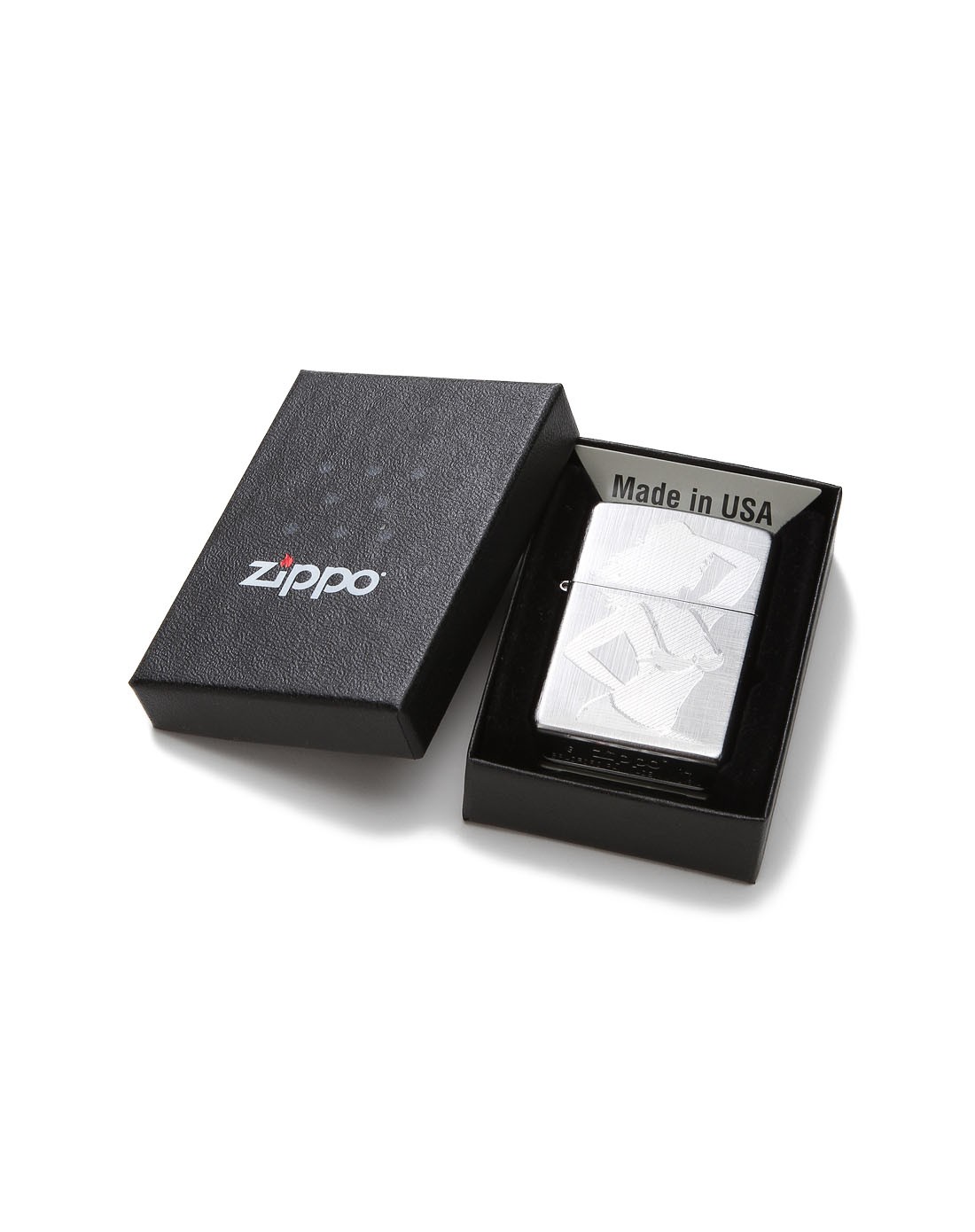 芝宝zippo打火机专场-经典亚麻纹性感美女