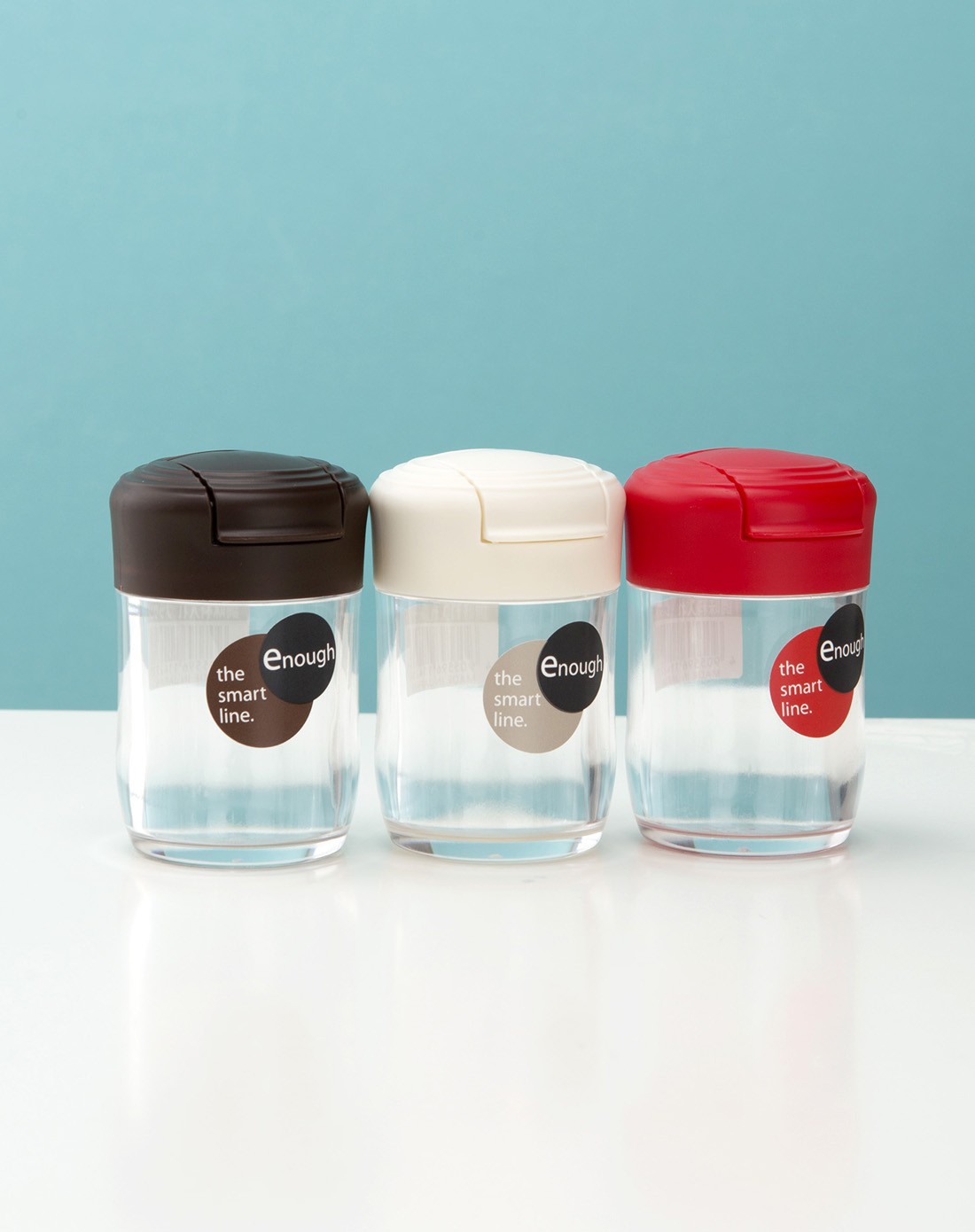 日本iris 透明酱油瓶健康环保3个装(咖色 红色 白色)