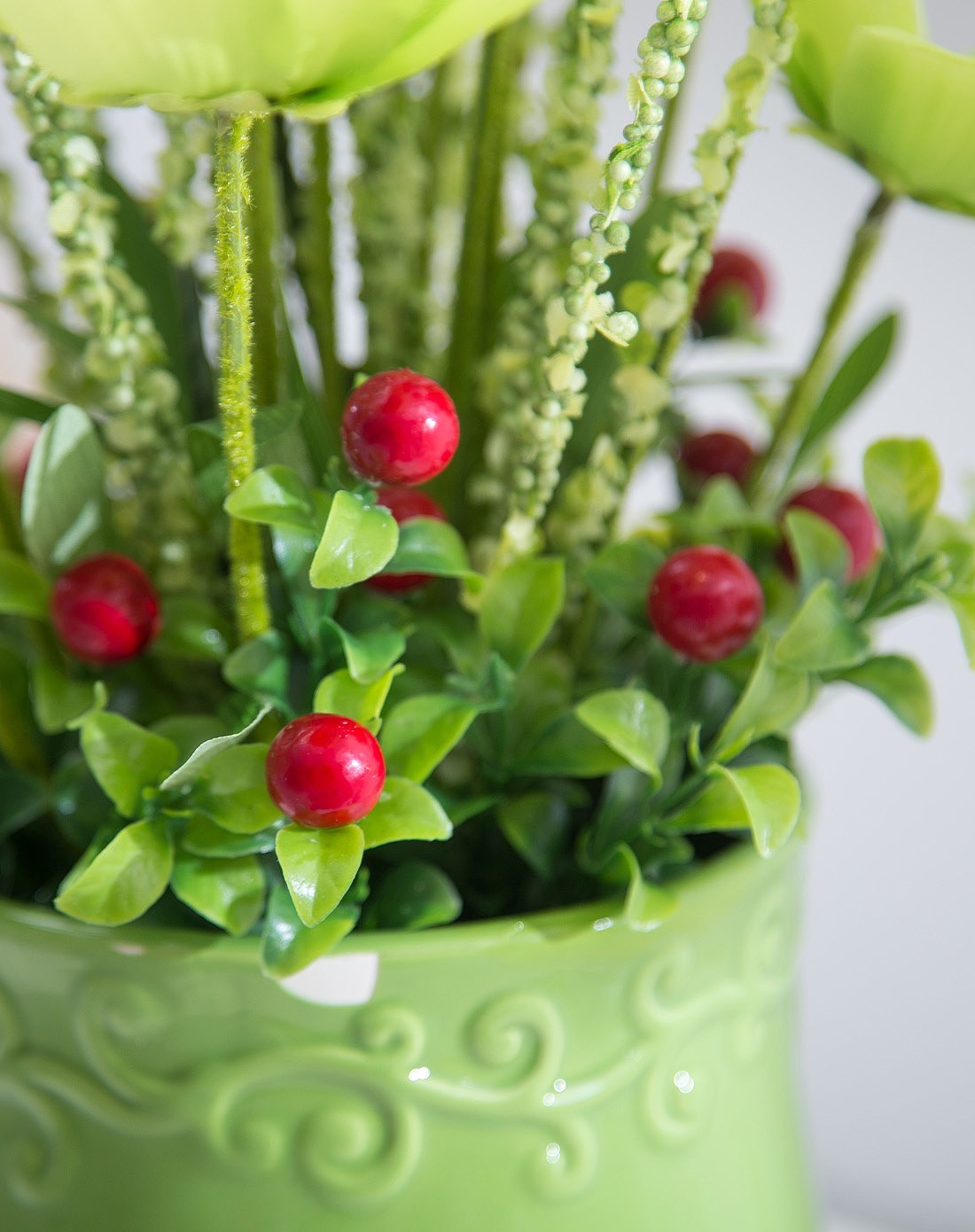 > 潇品家居饰品光触媒健康环保花 欣欣向荣