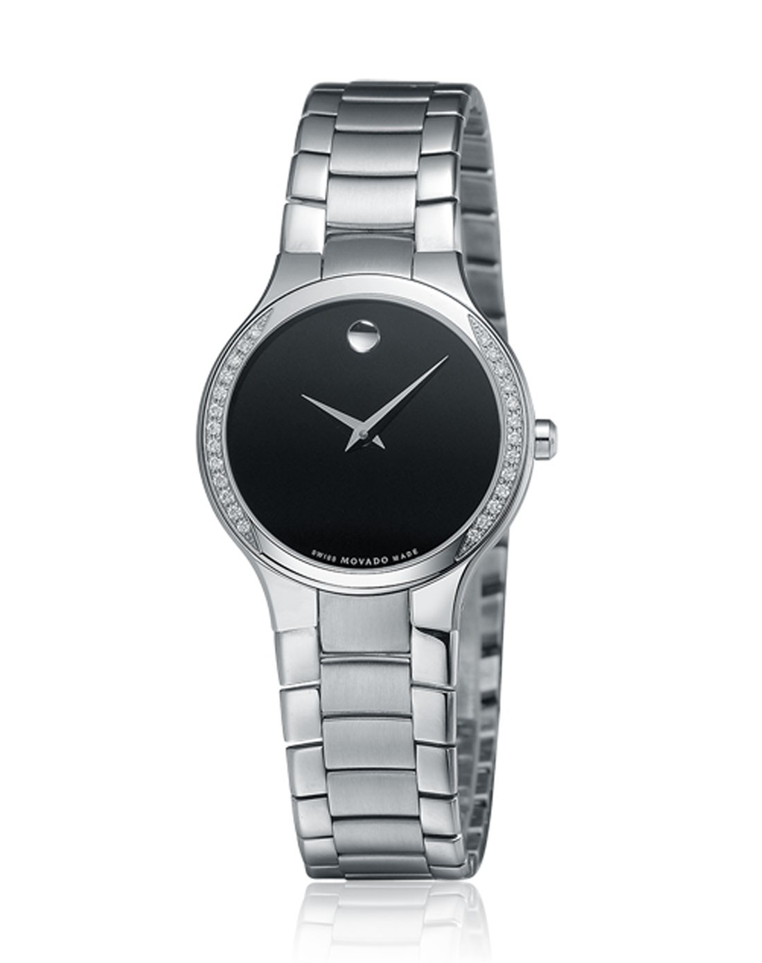 摩凡陀movado 思锐系列黑色女表0606385