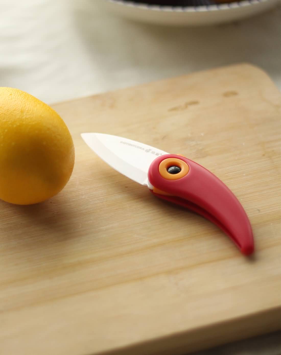 (多色)可爱陶瓷折叠水果刀