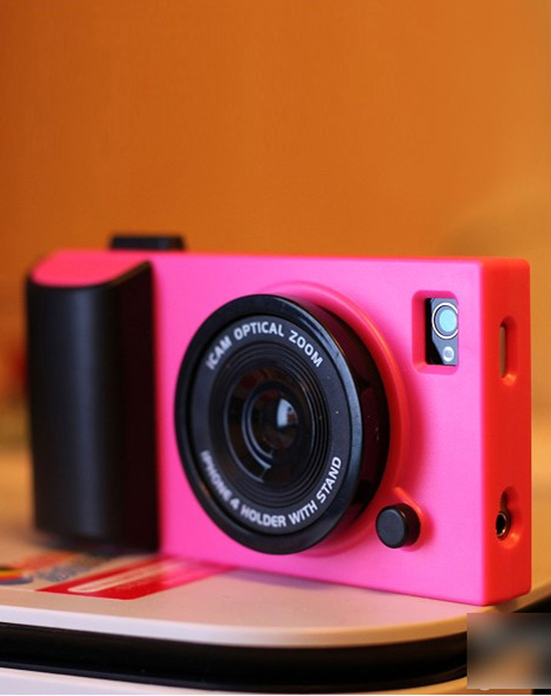 iphone4相机盒粉红色