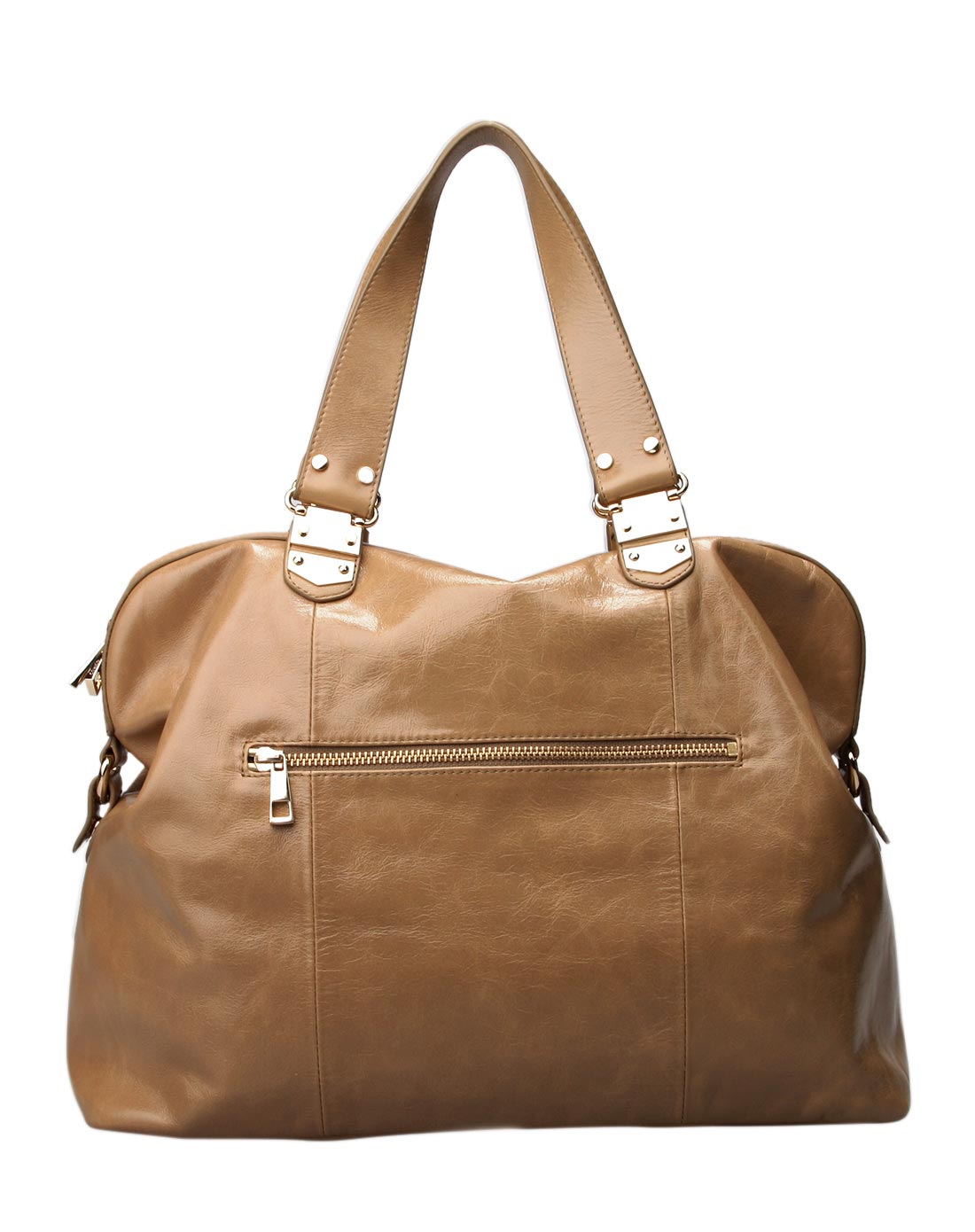 comico高美高女款卡其色时尚斜挎手提包c4171