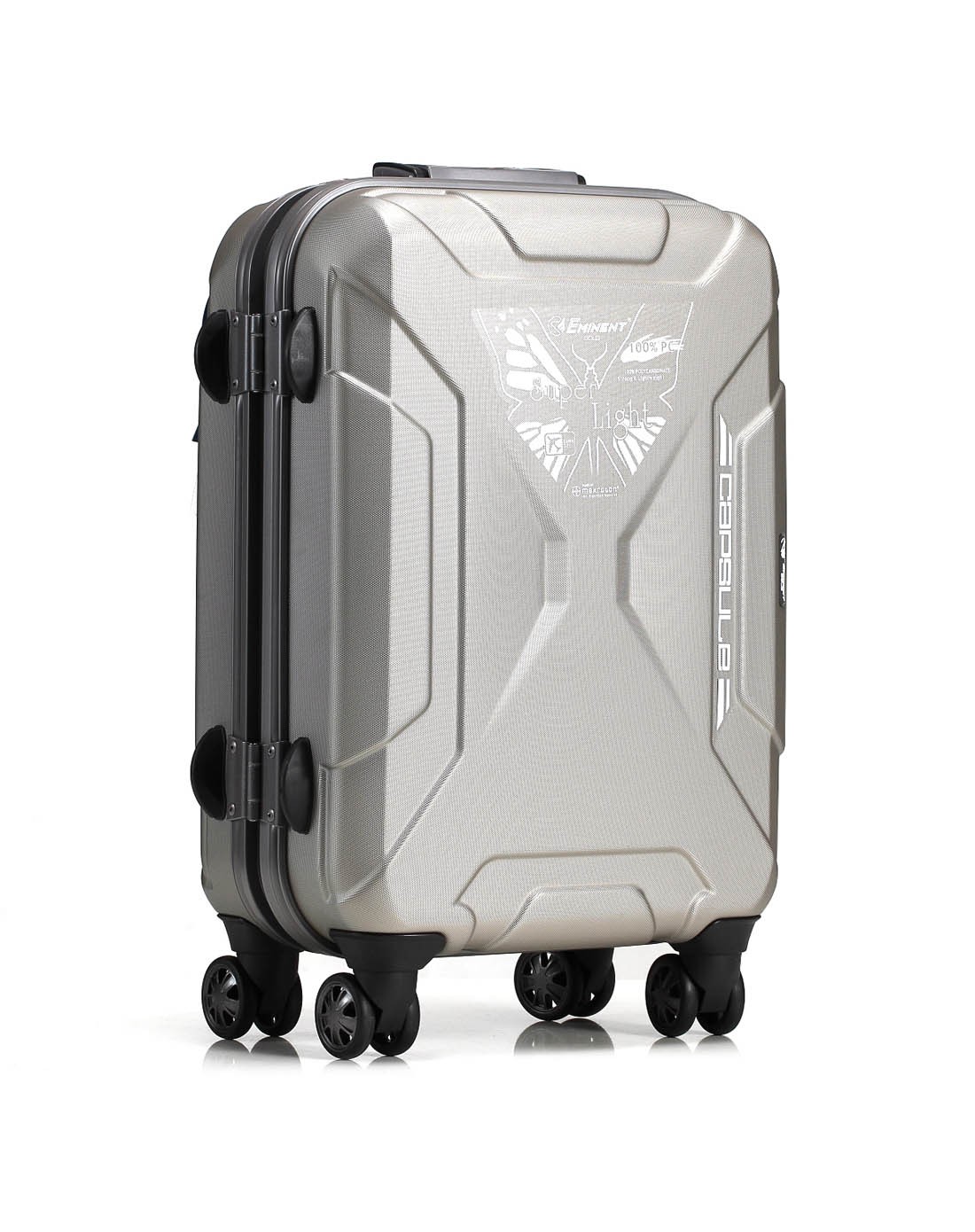 eminent拉杆箱-米香槟25寸经典磨砂铝框拉杆箱