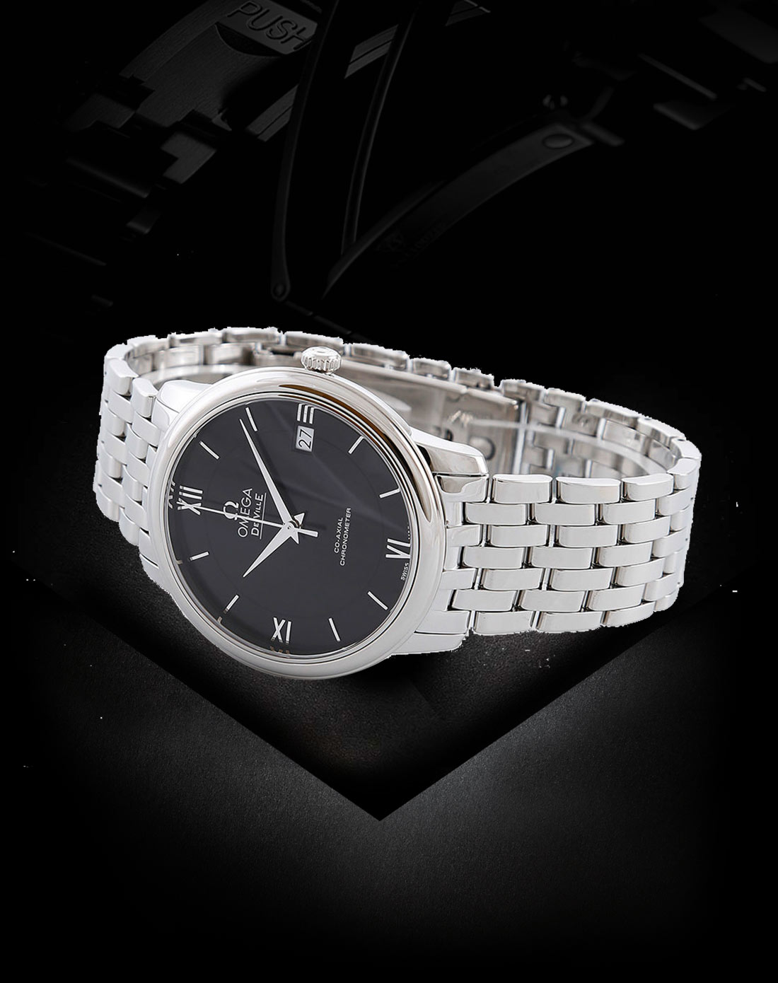 欧米茄(omega) 蝶飞系列机械男表 424.10.37.20.01.001