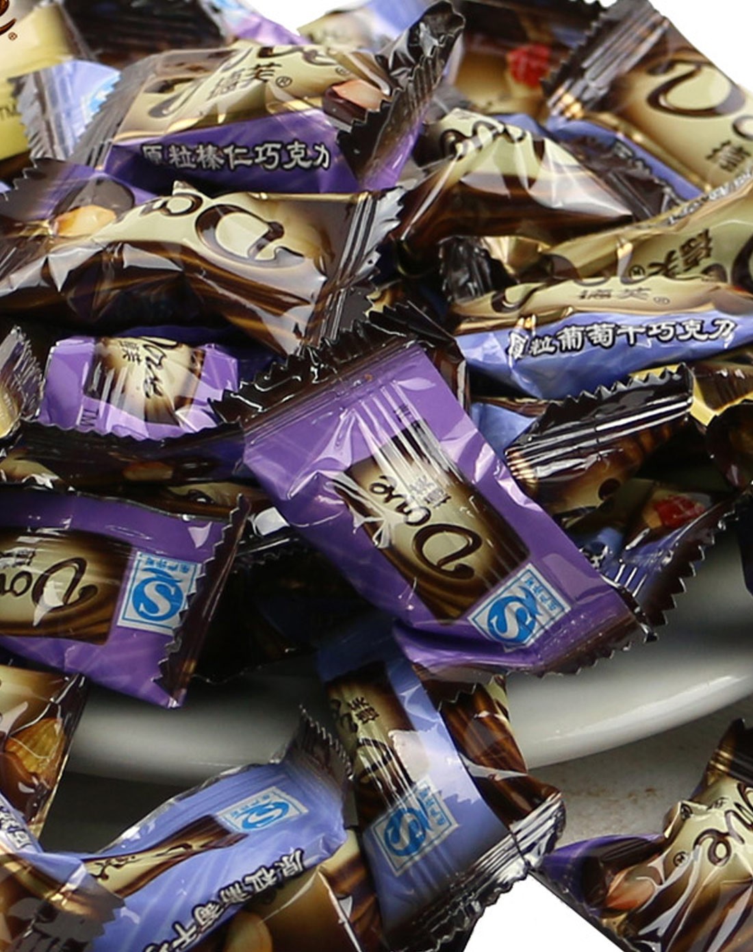 德芙原粒混合果仁巧克力碗装200g(二件起售)