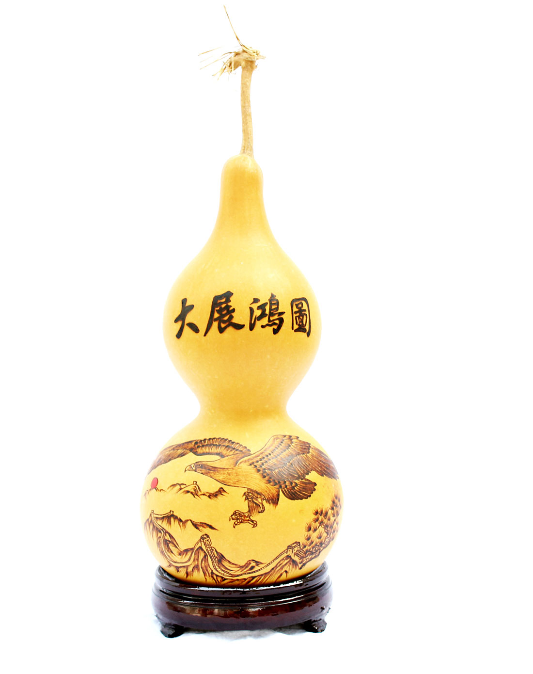 泰国烫画葫芦大展鸿图摆件