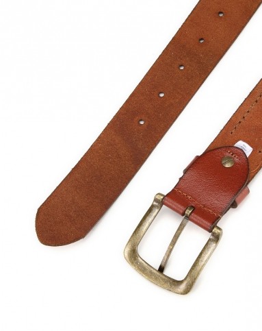 男款棕色潮流休闲皮带