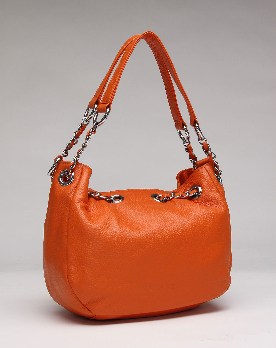 女款橙色甜美可爱单肩斜挎包