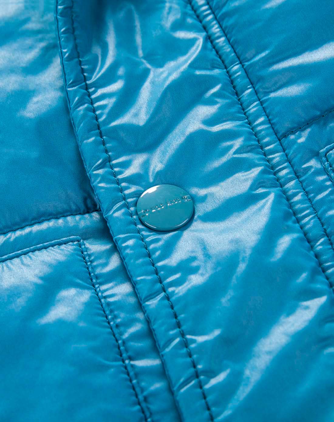 mqd 男童蓝绿撞色棉衣