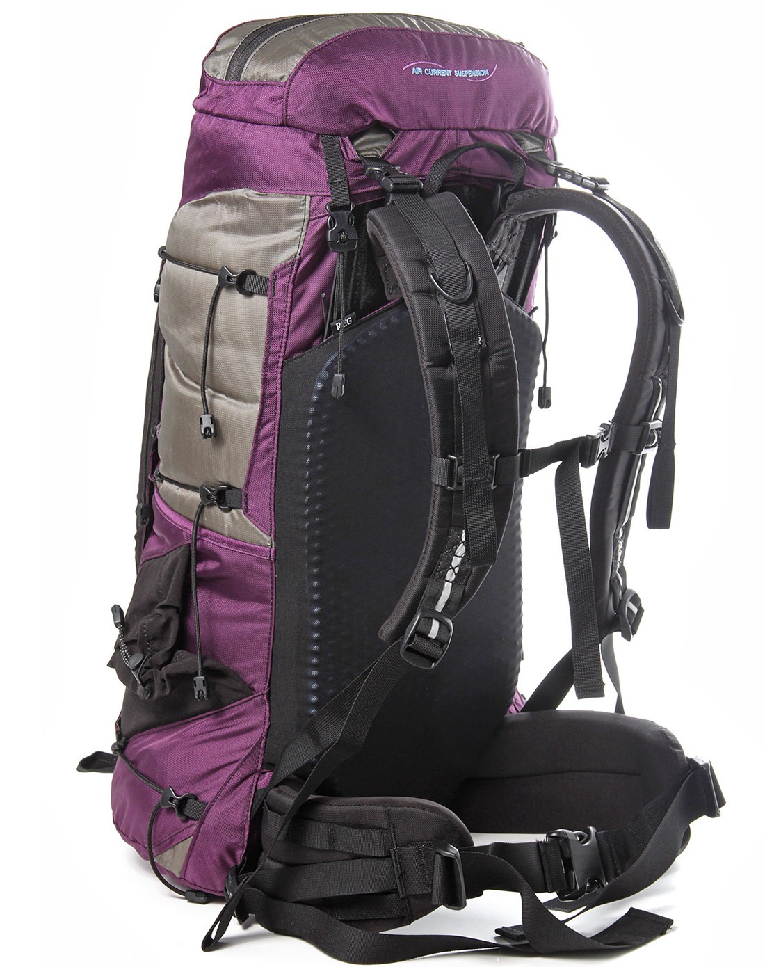 花岗岩 女款紫色双肩登山包 逃离40l