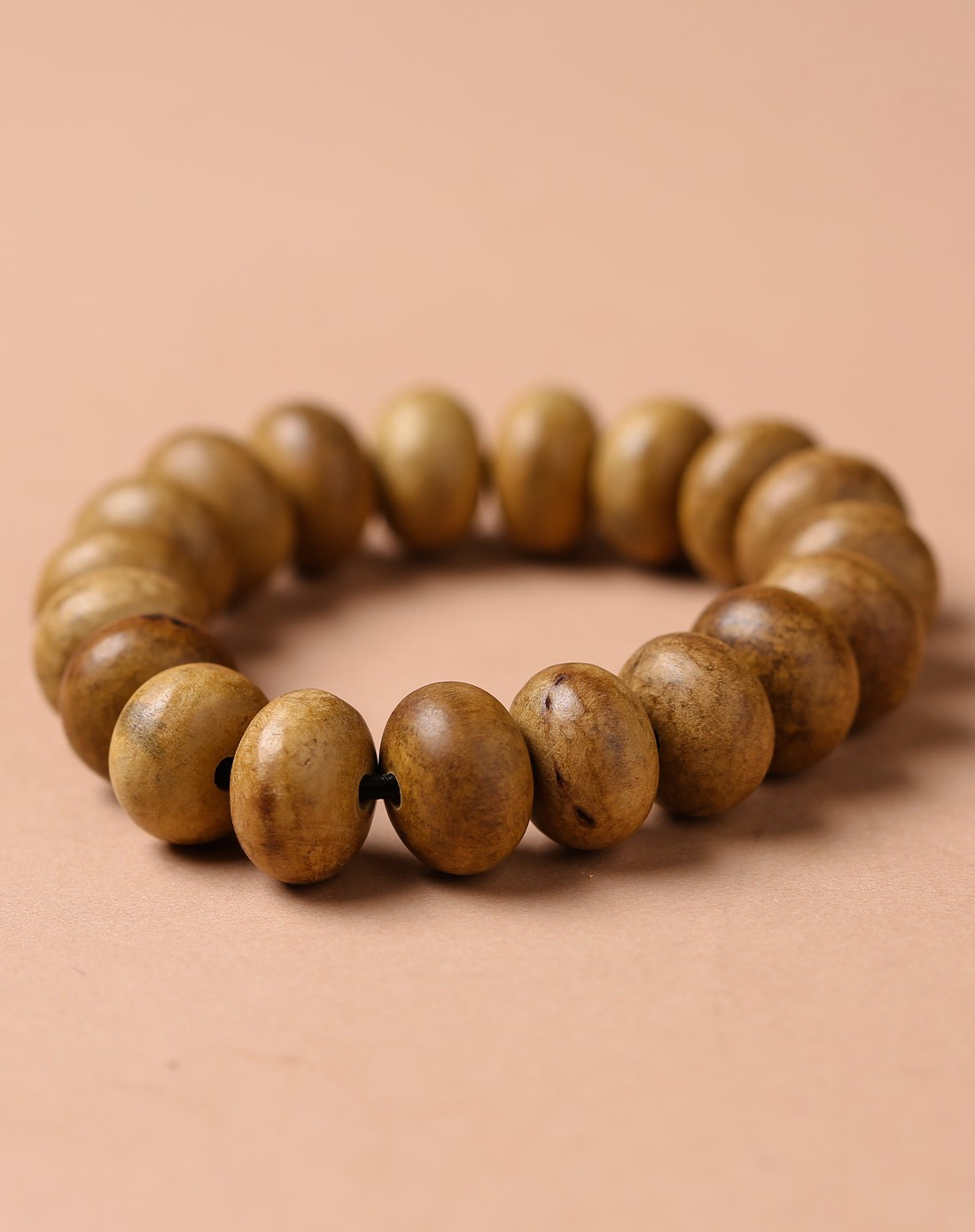 越南.老料一品黄土沉沉香手串 凉奶香甜 17*11mm