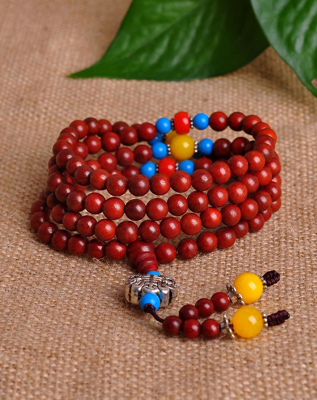 连年如意柯檀木手链