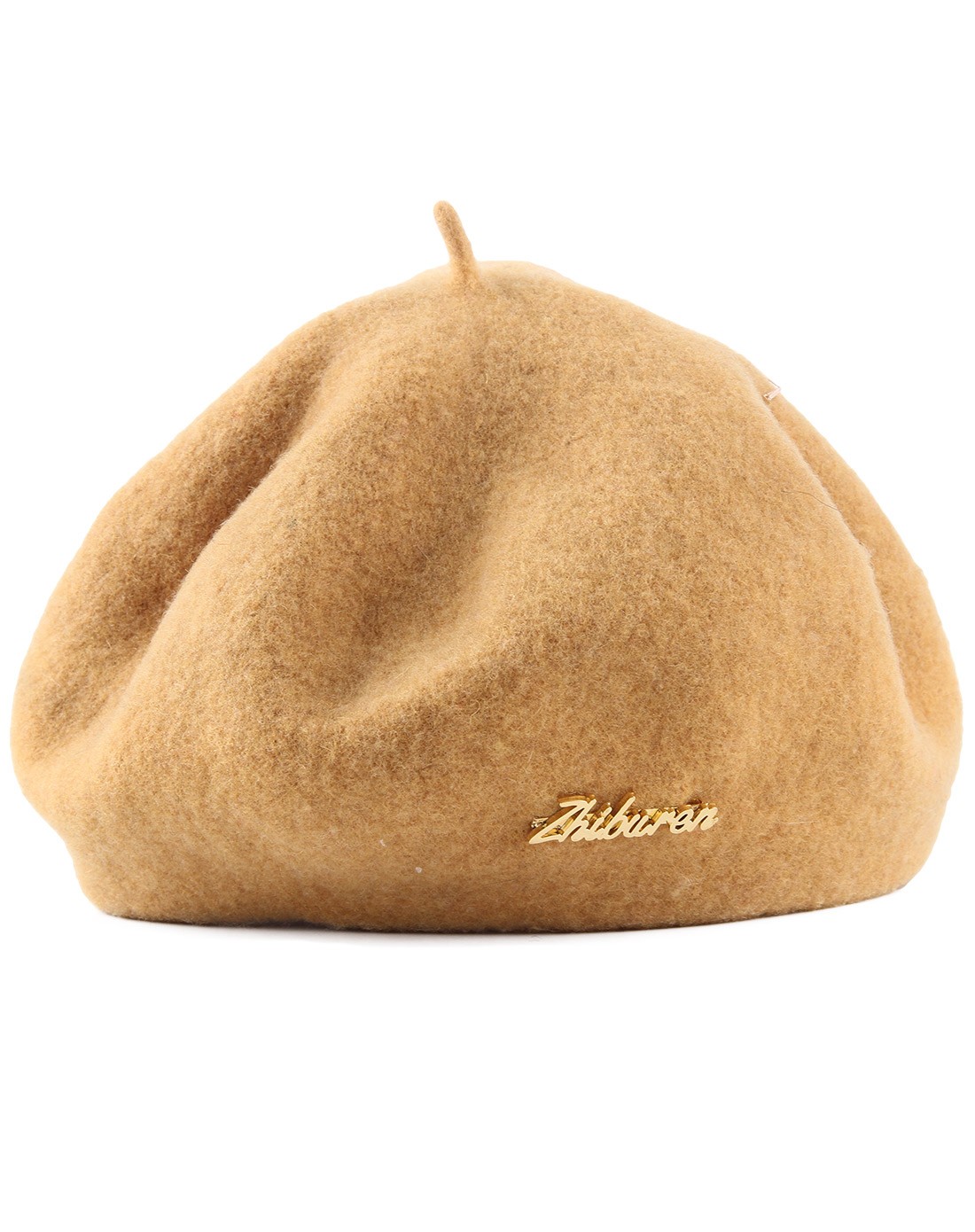 100%羊毛单色蘑菇帽