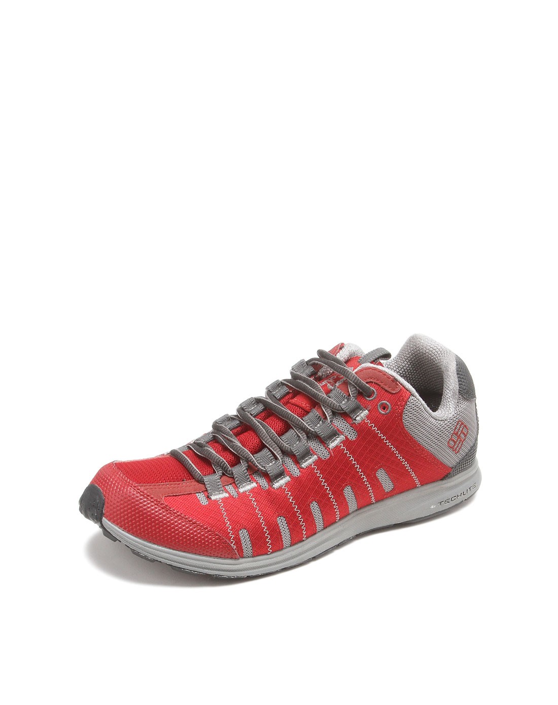 男款红色旅游徒步鞋 轻便舒适透气