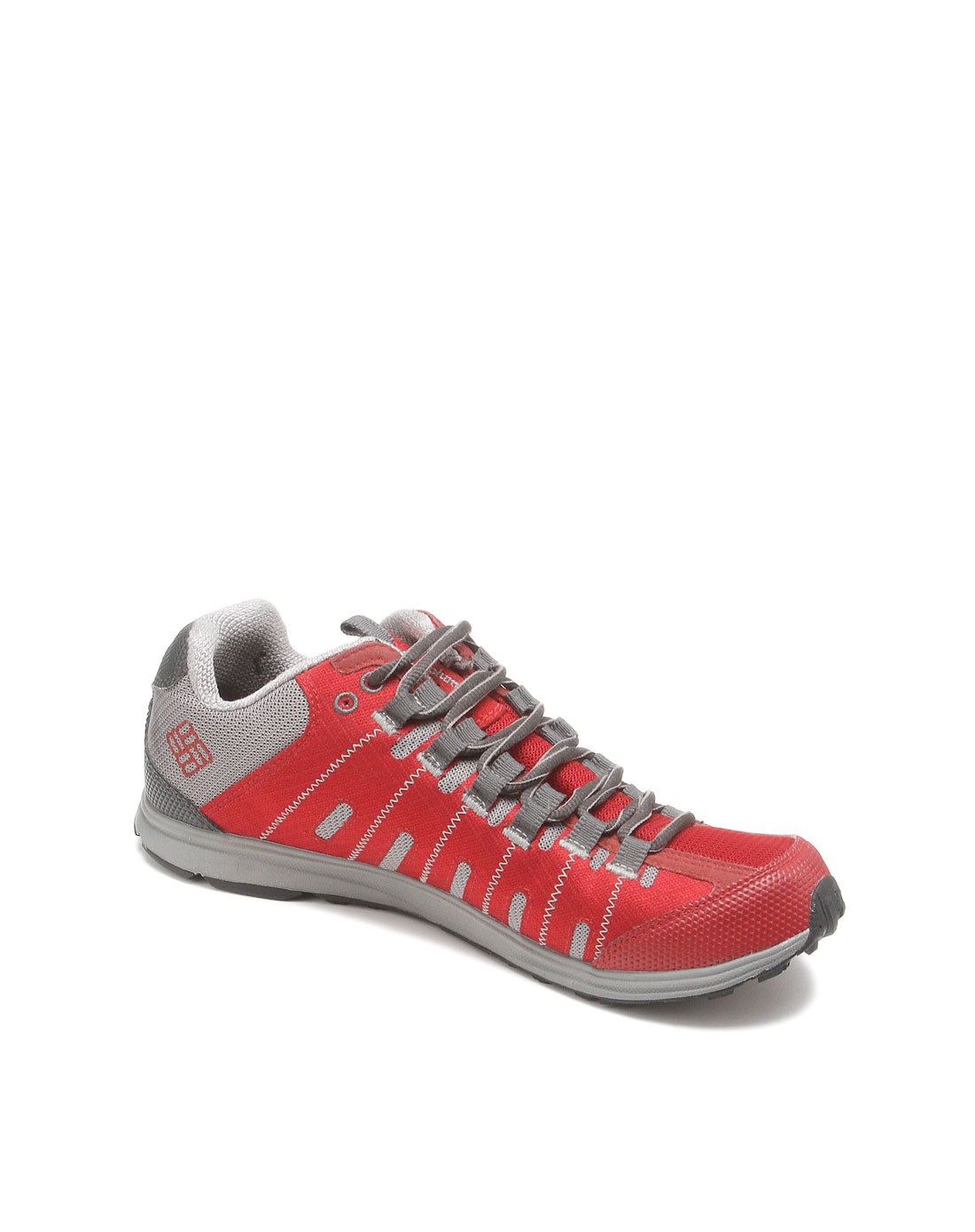 男款红色旅游徒步鞋 轻便舒适透气