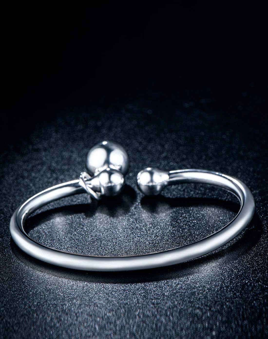 七度银饰专场-心悦足银手镯