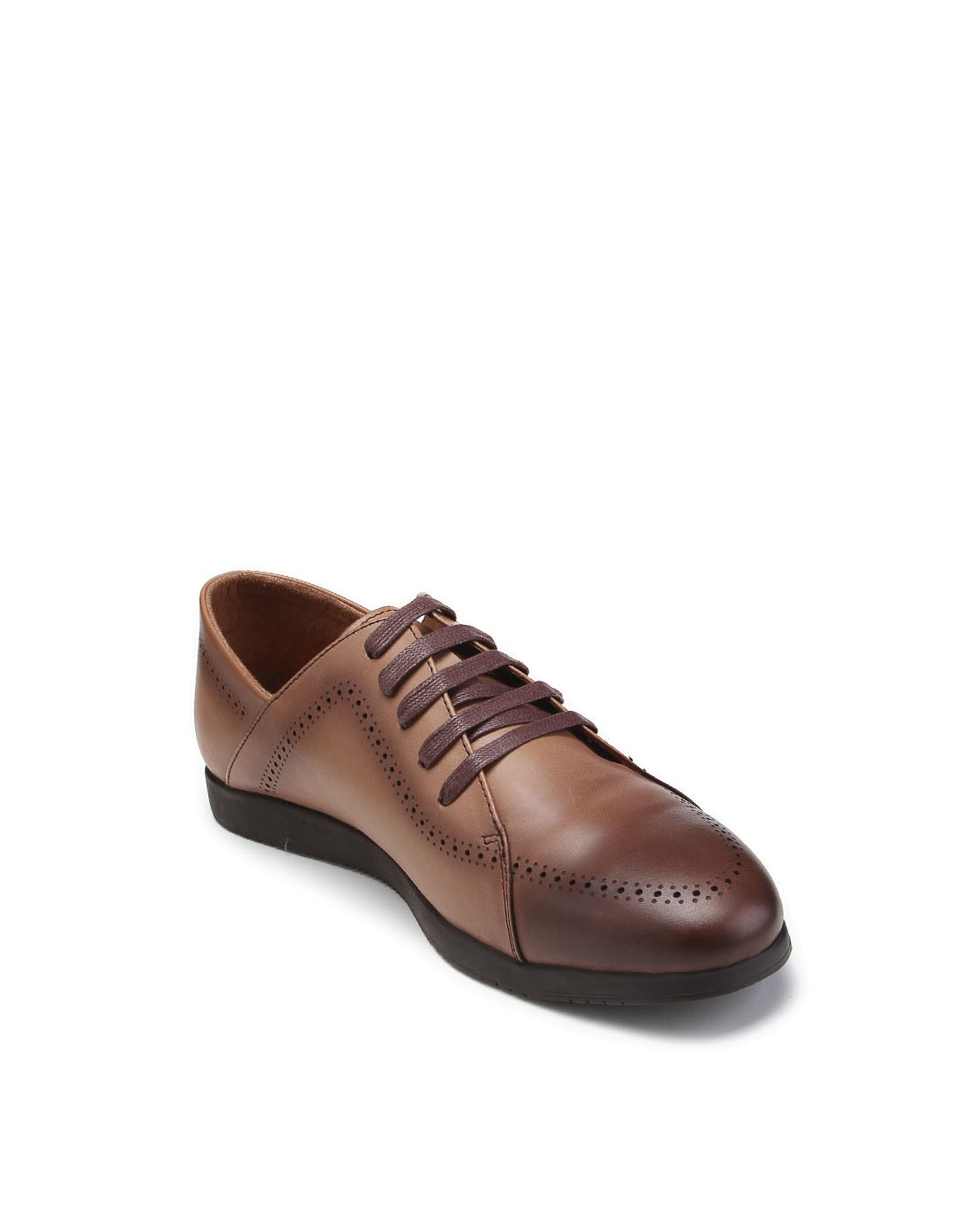 卡其色系带百搭皮鞋