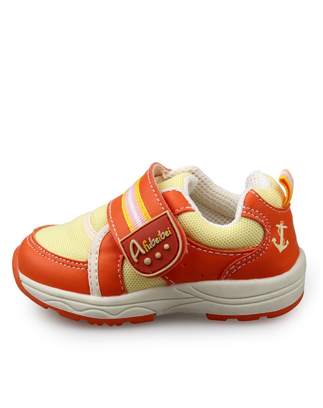 2-5岁中性橙色运动机能鞋
