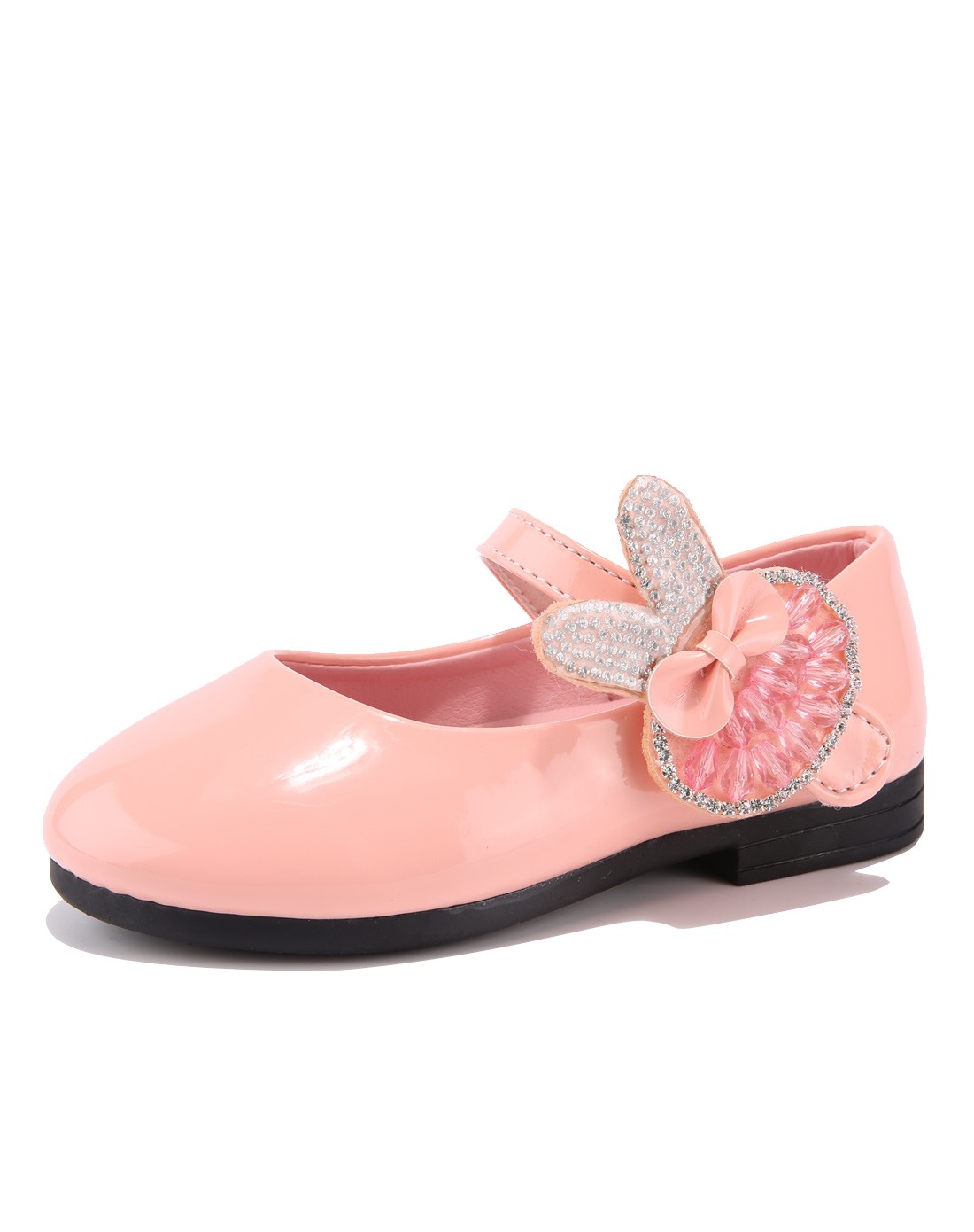 哈比熊女童装童鞋混合专场-女童小公主学步鞋粉红色
